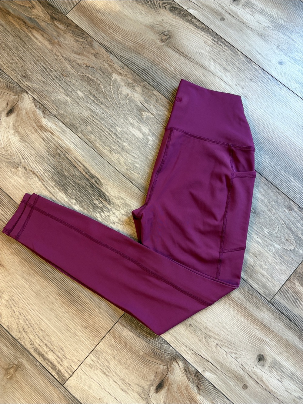 RBX Women's High-Waist Leggings in Plum